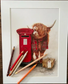 Mounted Print Portrait Free Stamp Licks