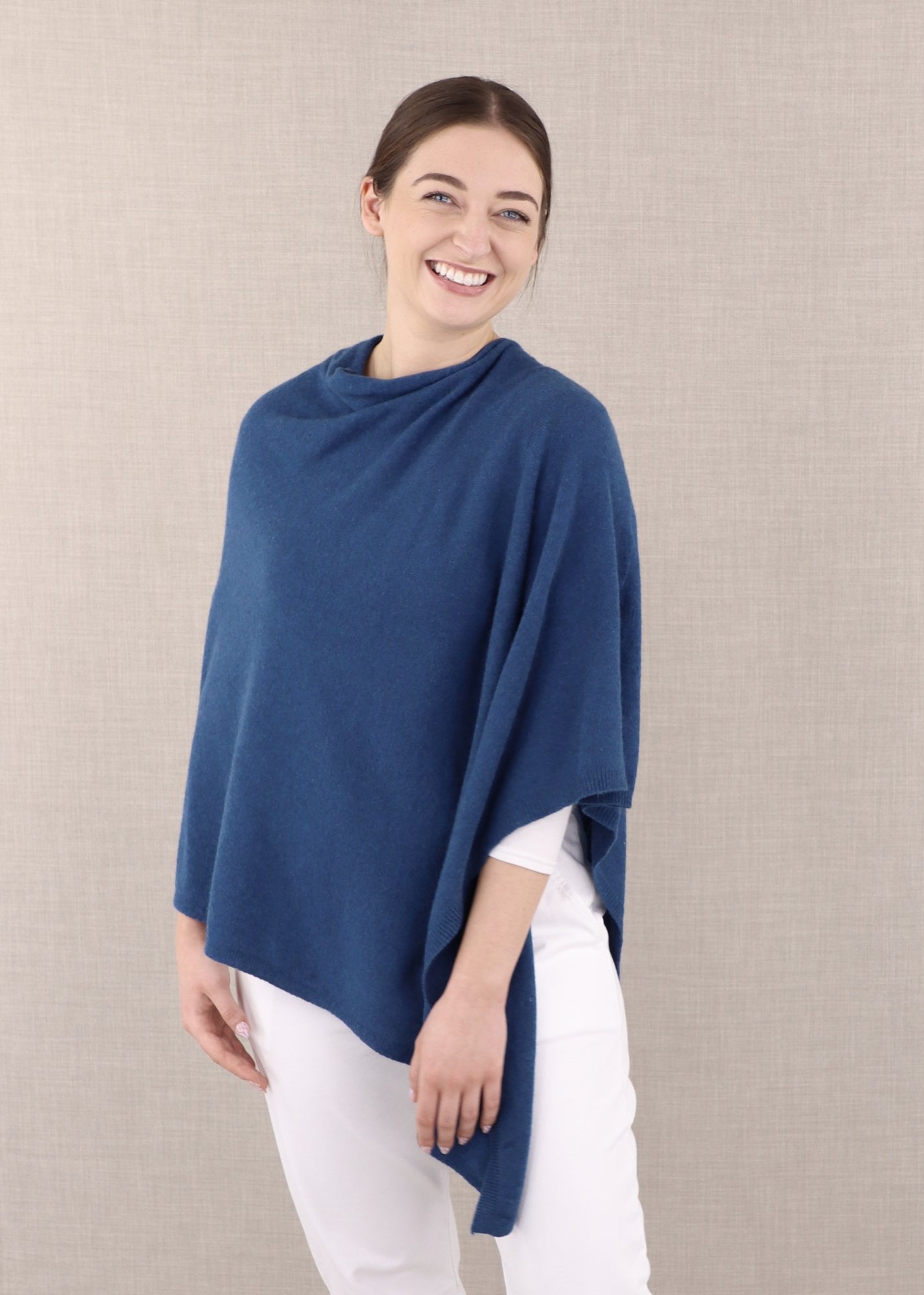 Cashmere Blend Poncho