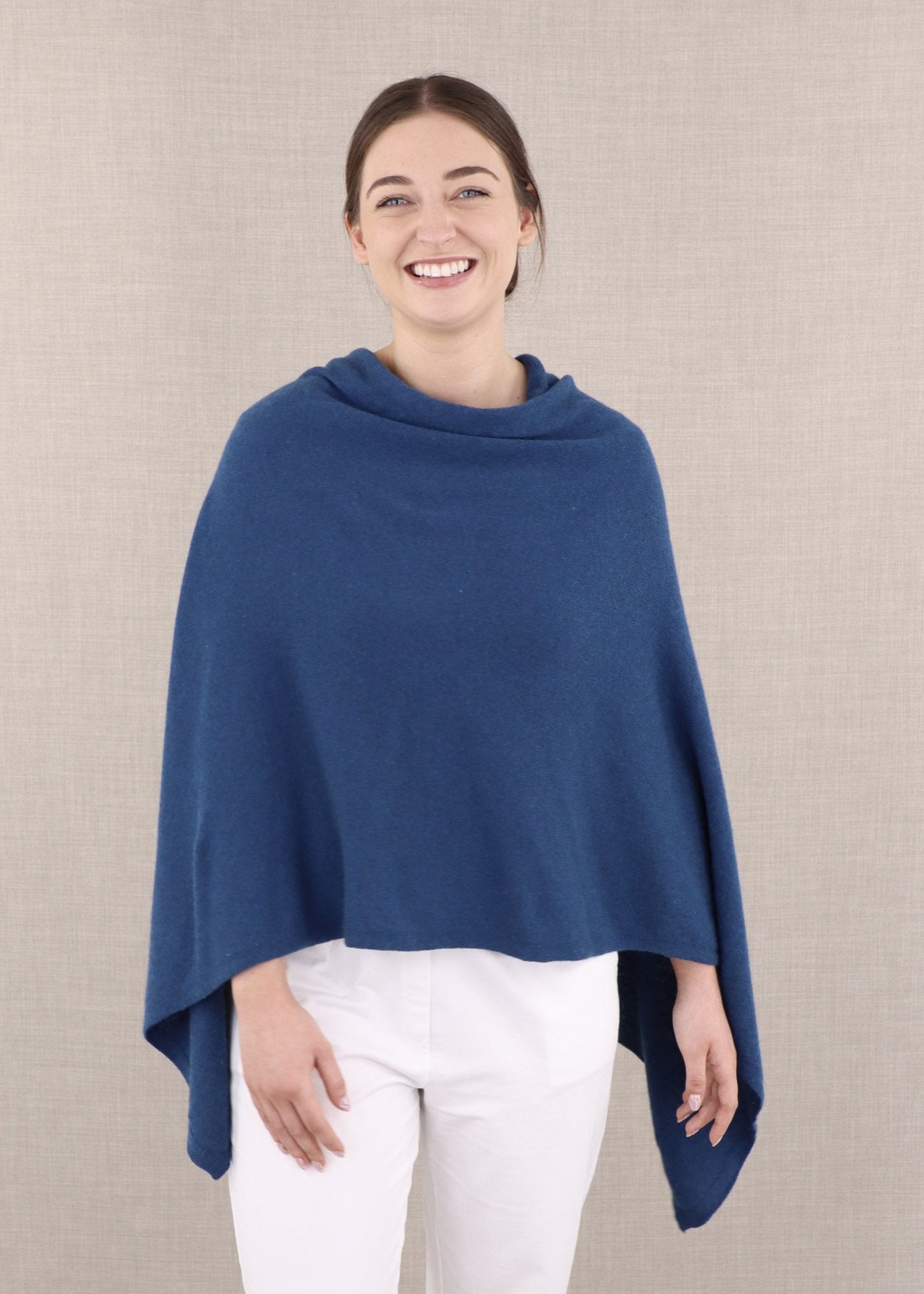 Cashmere Blend Poncho