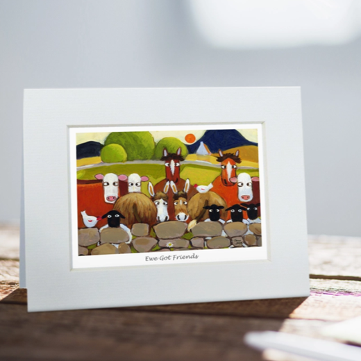 Greeting Card - Ewe Got Friends