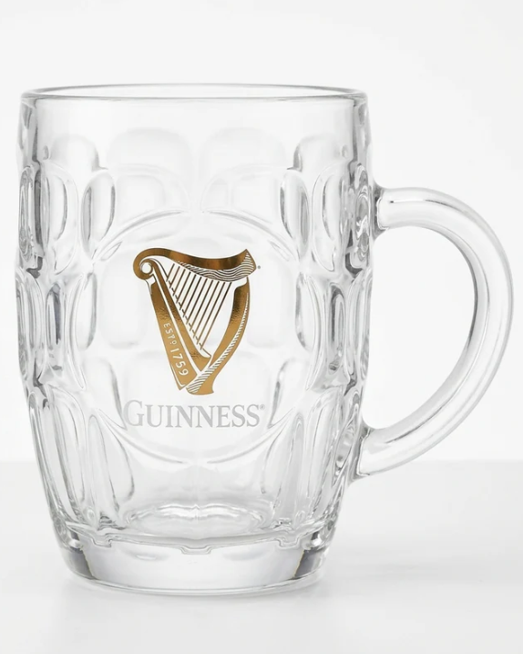 Guinness Gold Harp Dimple Tankard