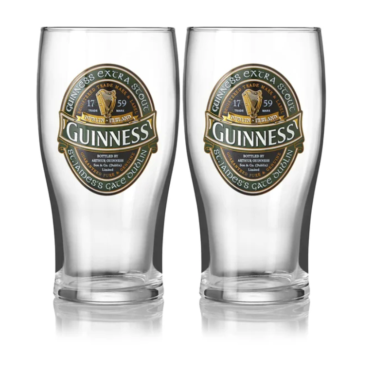 Ireland Collection Pint Glass - 2 Pack