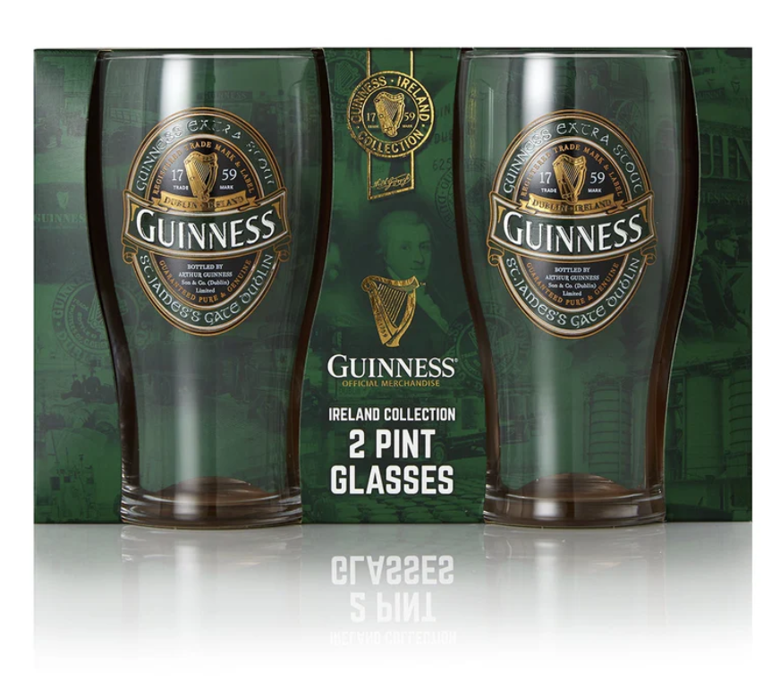 Ireland Collection Pint Glass - 2 Pack