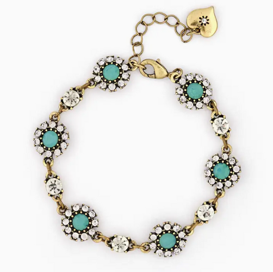 Grace Crystal Bracelet Pacific Opal