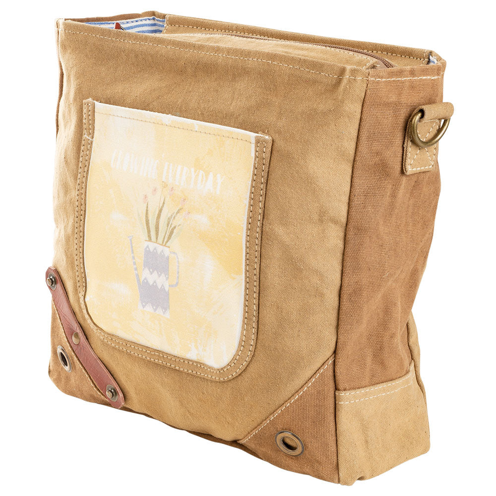Growing Every Day Canvas Tote