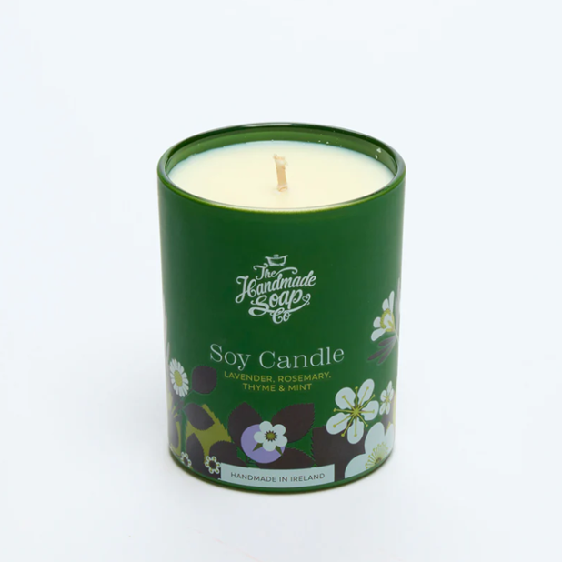 Scented Soy Candle - Lavender, Rosemary, Thyme & Mint