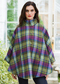 Mucros Half-Zip Poncho