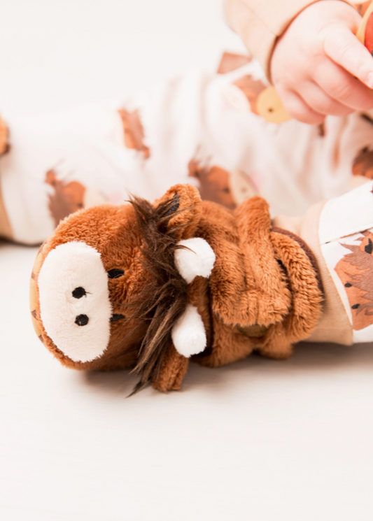Neutral Hamish Highland Cow Booties