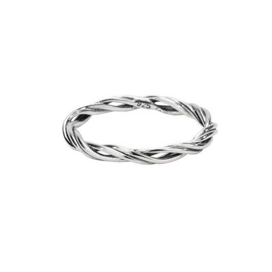 Silver Helix Ring