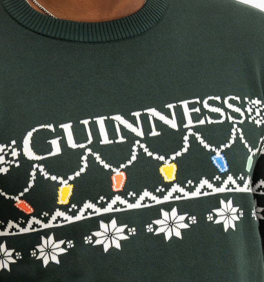 Guinness Holiday Pint Lights Sweater