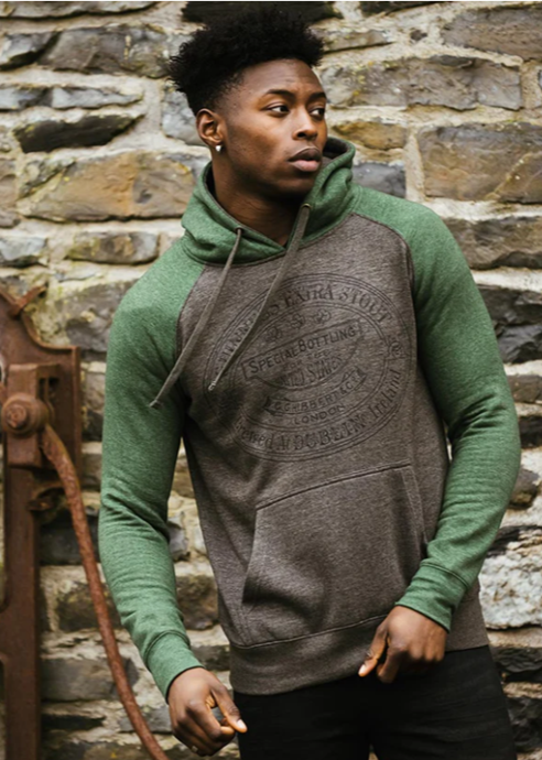 Guinness Hoodie Grey & Green