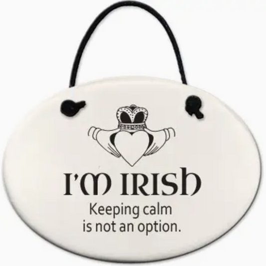 Ceramic Ornament - I'm Irish