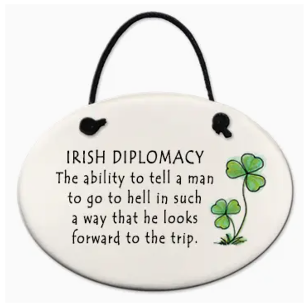 Ceramic Ornament - Irish Diplomacy