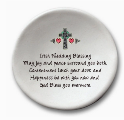 Ceramic Ornament - Irish Wedding Blessing