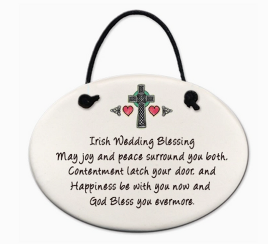 Ceramic Ornament - Irish Wedding Blessing