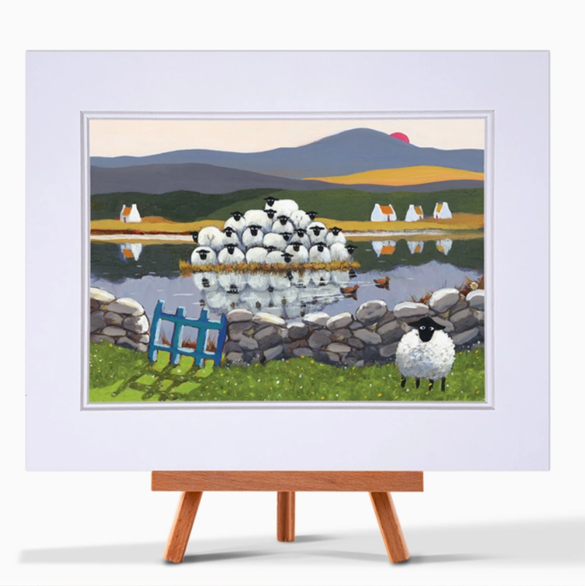 Mounted Print Isle of Ewe