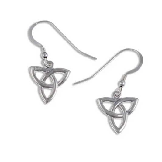 St Justin - Three Loop Love Knot Drop earrings