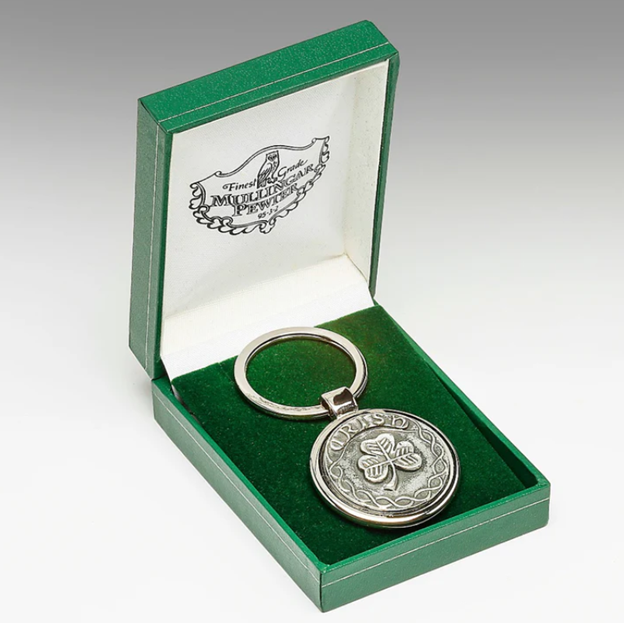 Pewter Irish Emblem Keyrings/Key Chains