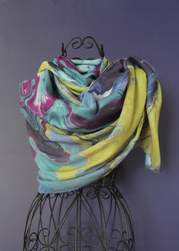 Silk Modal All Season Shawl/Scarf - Other Side of the Sky