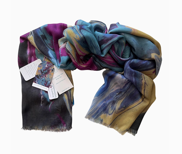 Silk Modal All Season Shawl/Scarf - Other Side of the Sky