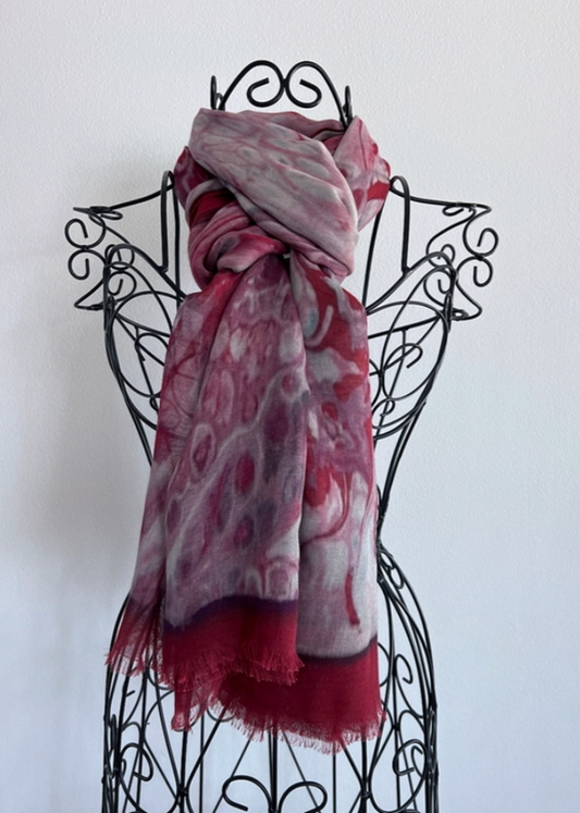 Silk Modal All Season Shawl/Scarf - Petals in the Wind