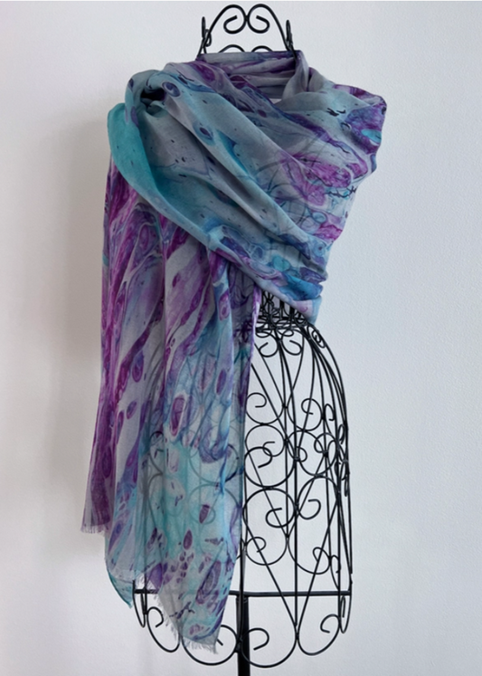 Silk Modal All Season Shawl/Scarf - Synergy