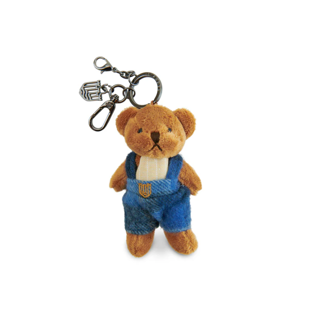 Harris Tweed Teddy Bear Keyring