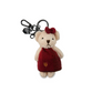 Harris Tweed Teddy Bear Keyring