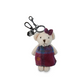 Harris Tweed Teddy Bear Keyring