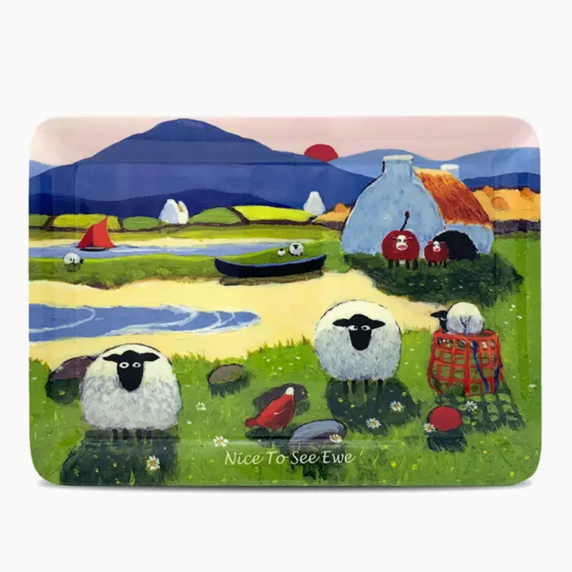 Melamine Tray - Nice To See Ewe