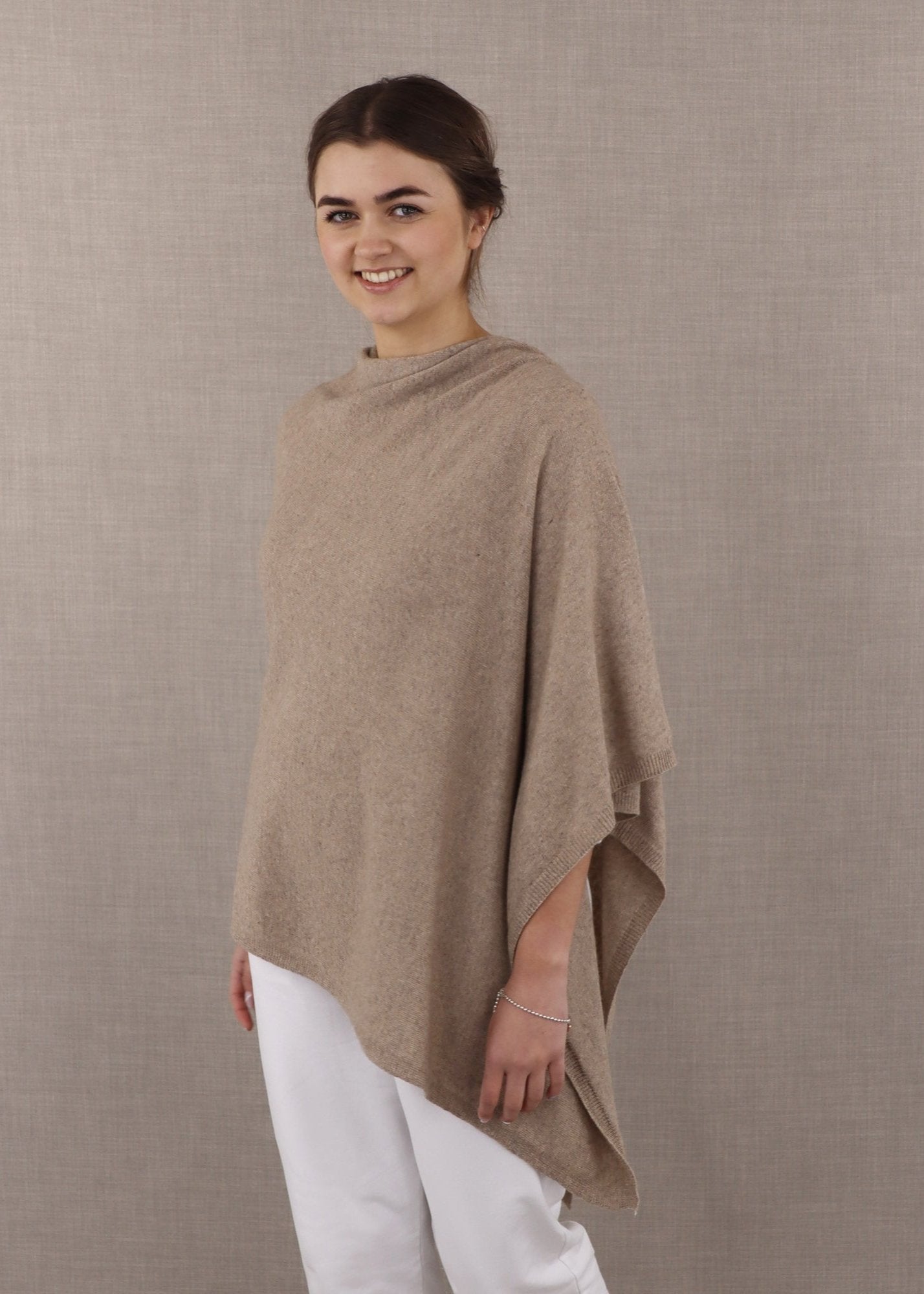 Cashmere Blend Poncho