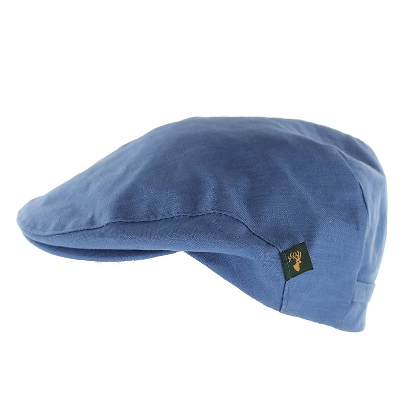 Mucros Linen Flat Cap