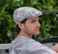 Mucros Linen Flat Cap