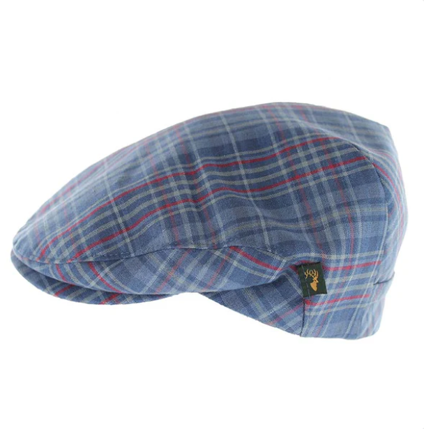 Mucros Linen Flat Cap