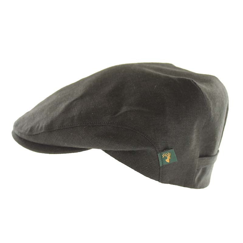 Mucros Linen Flat Cap