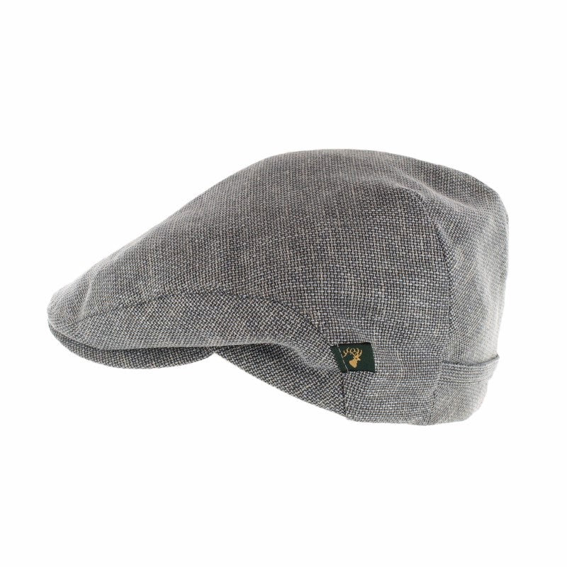 Mucros Linen Flat Cap