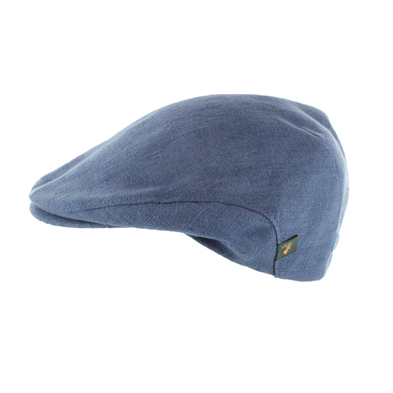 Mucros Linen Flat Cap