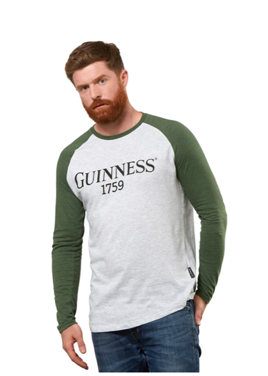 Guinness Long Sleeve Baseball Tee