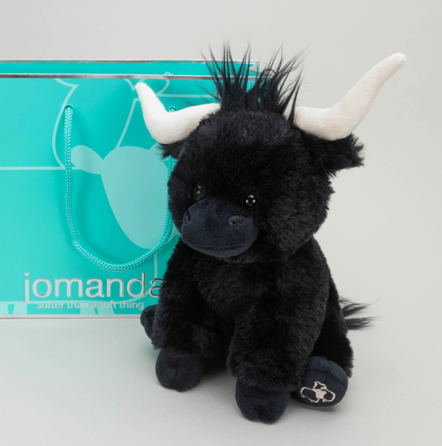 Small Plush - Black Longhorn