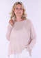 Linen Blend Long Sleeve Tunic