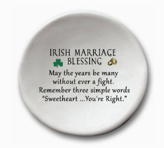 Ceramic Ornament - Irish Marriage Blessing