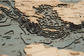 3-D Nautical Wood Chart - Mediterranean Sea