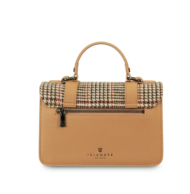 Harris Tweed Leather Medium Satchel