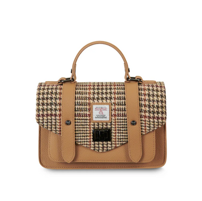 Harris Tweed Leather Medium Satchel