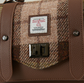 Harris Tweed Leather Medium Satchel