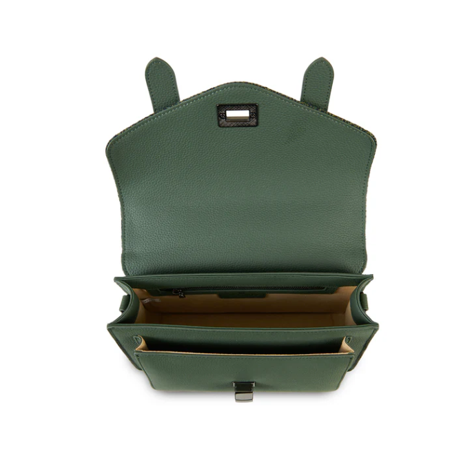 Harris Tweed Leather Medium Satchel
