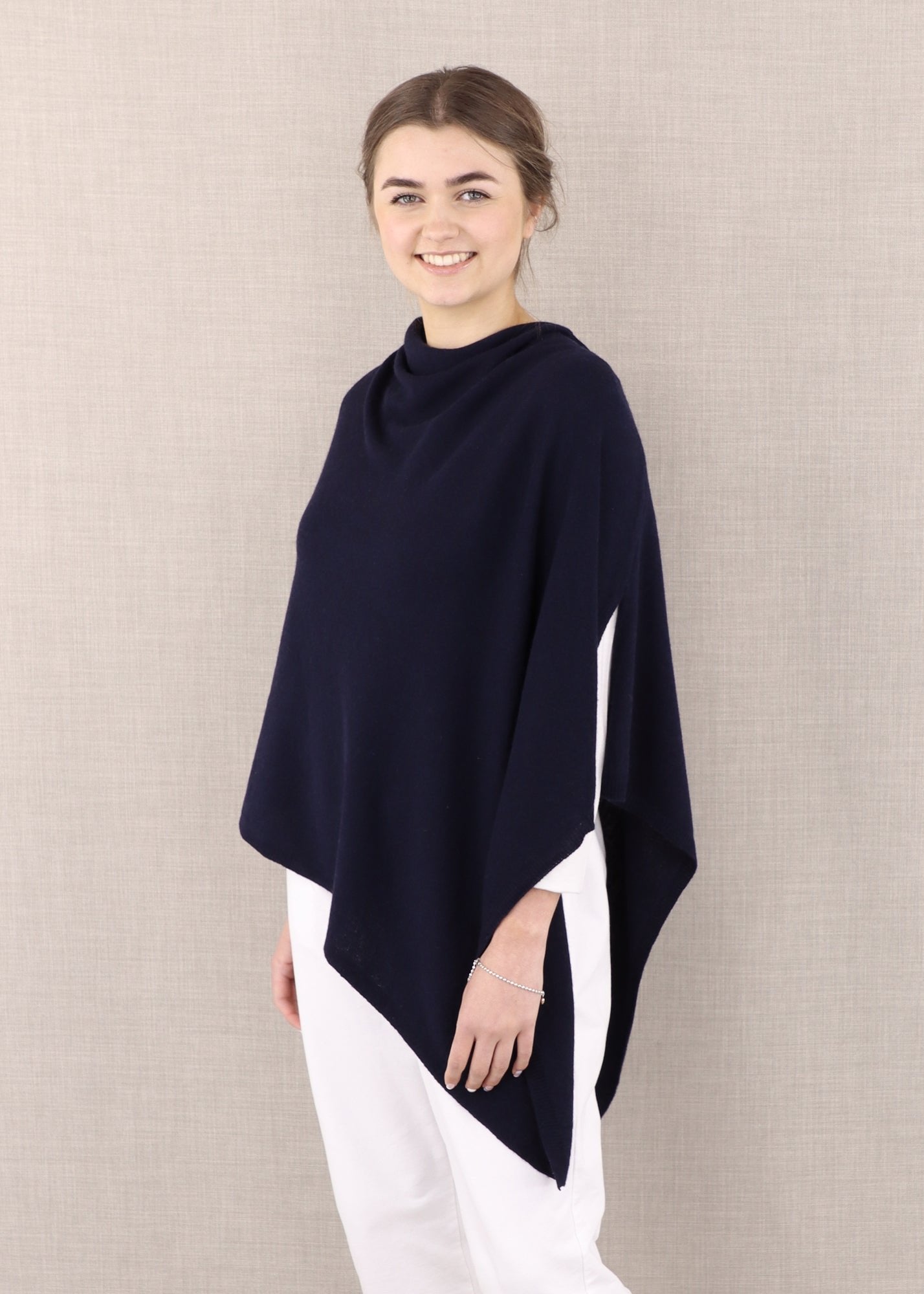 Cashmere Blend Poncho