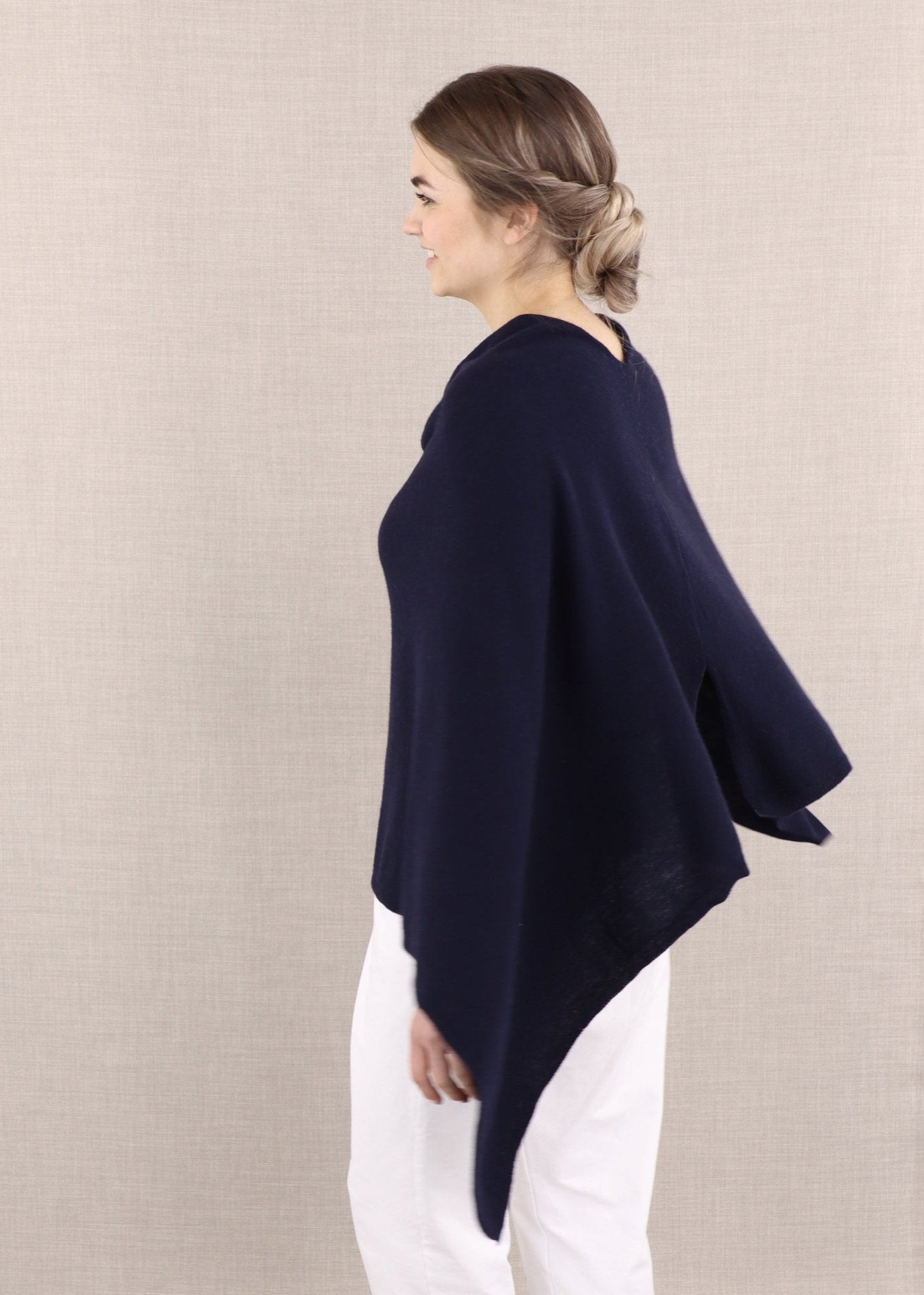 Cashmere Blend Poncho