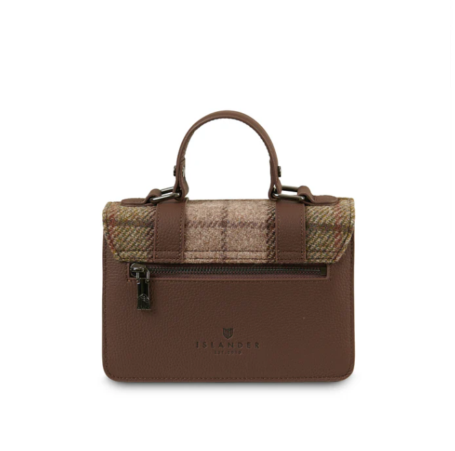 Harris Tweed Leather Mini Satchel