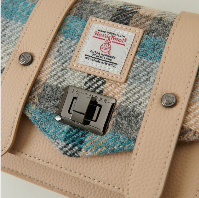 Harris Tweed Leather Mini Satchel